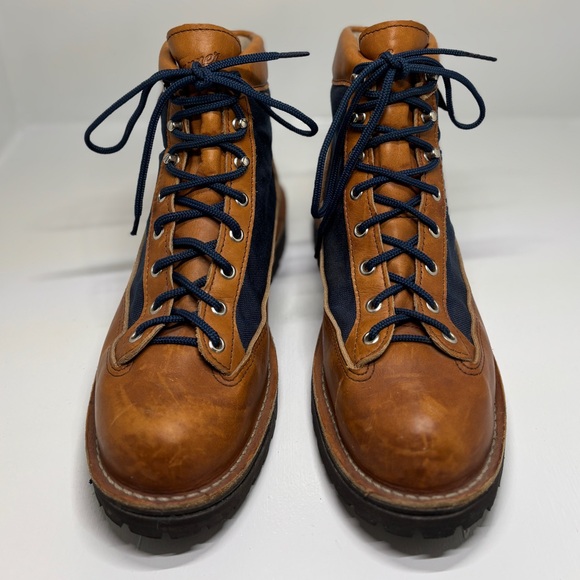 Danner Light Cascade Boots Men’s 10.5 EE USA made Leather & Canvas Hiking Boots - Picture 4 of 15